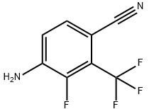 4-amino-3-fluoro-2-(trifluoromethyl)benzonitrile