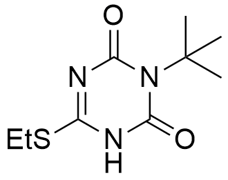 3-tert-butyl-6-(ethylthio)-1,3,5-triazine-2,4(1H,3H)-dione